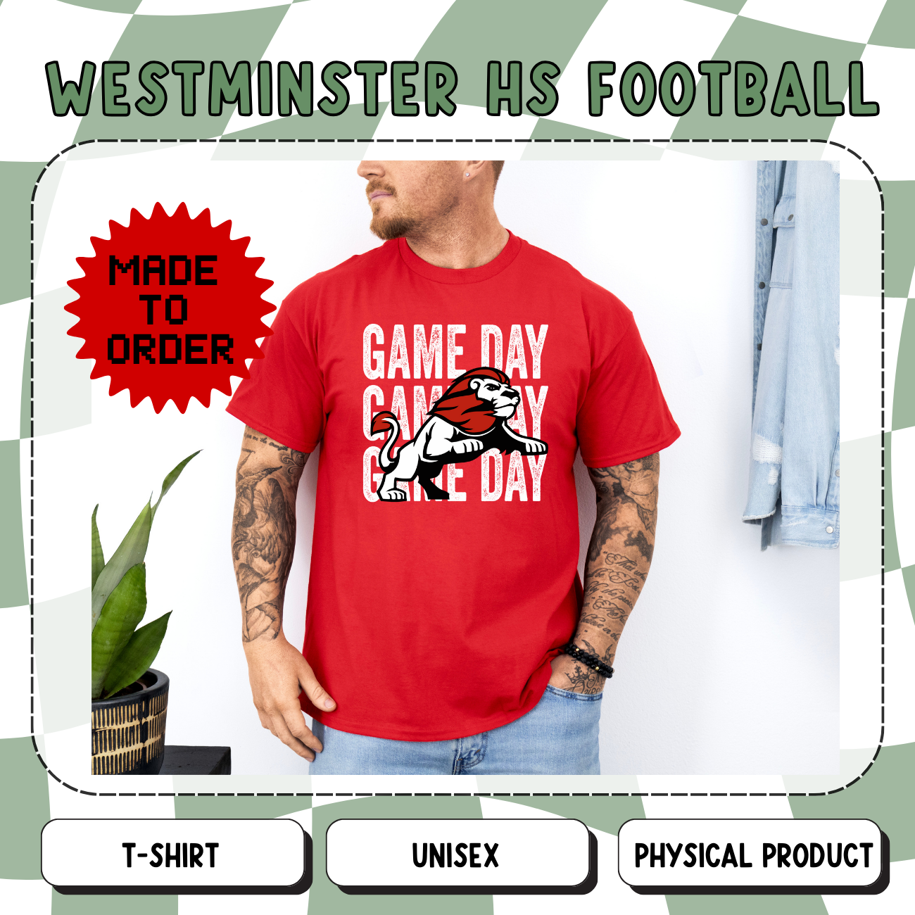 WHS Football Game Day Unisex T-Shirt