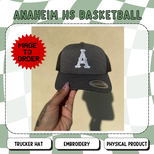 Anaheim HS Embroidery Hat