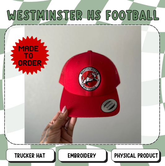 WHS Football Embroidery Hat